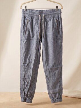 ATHLETA Cabo Linen Jogger Pants Sz Small 4